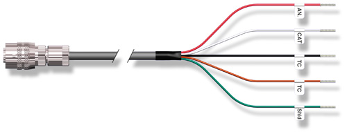 DO Cable D4 to Crimped Ferrules