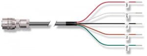 DO Cable D4 to Crimped Ferrules sensor connector