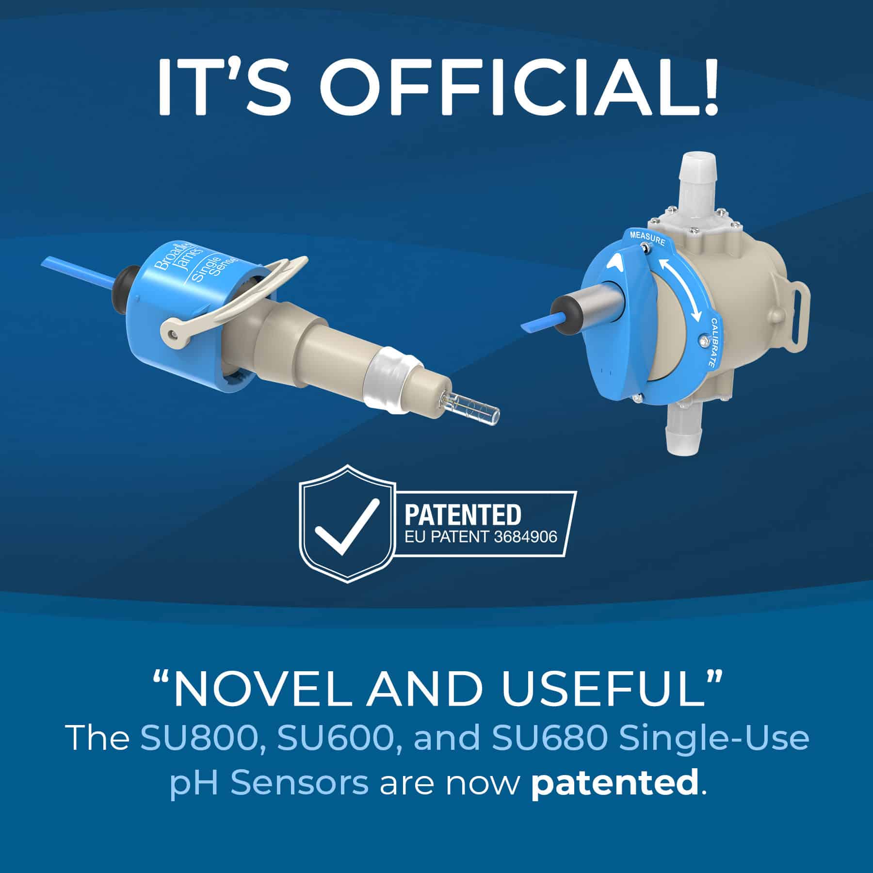 Broadley-James Single-Use Sensors secure EU patents