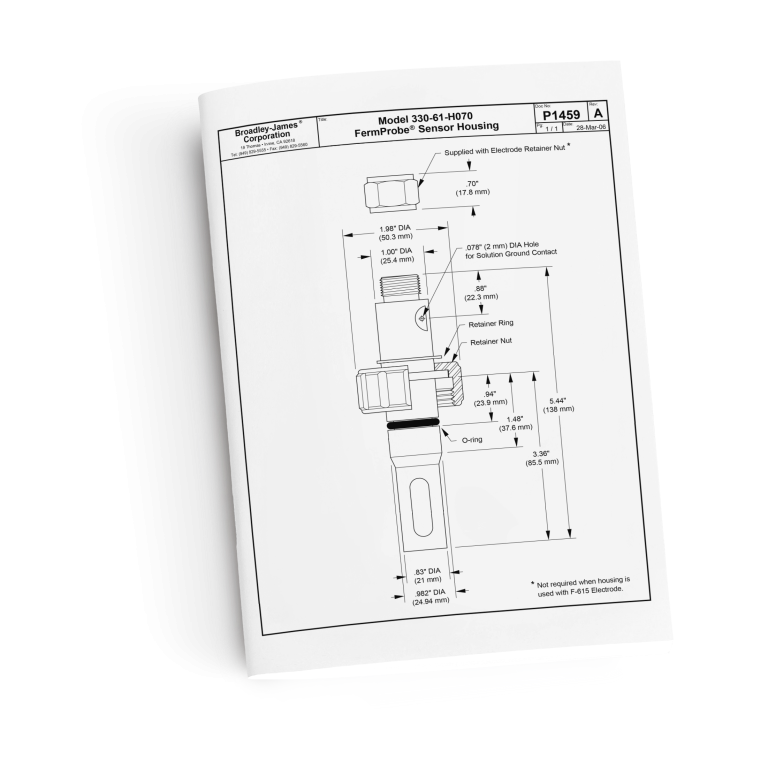 Model 330 Drawing 130mm cover