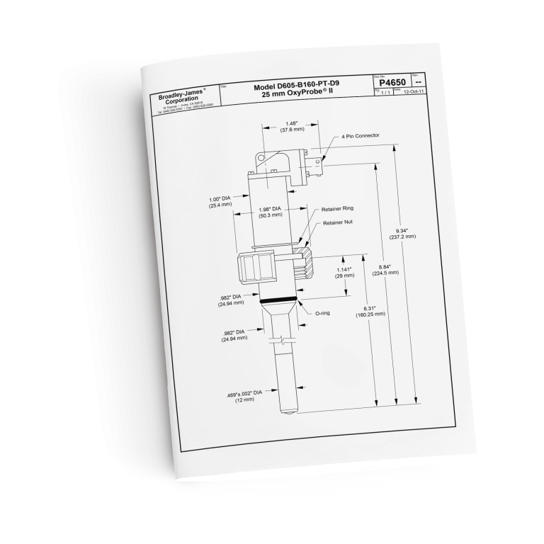 Model D605 Drawing 160mm cover
